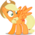 Size: 567x563 | Tagged: safe, artist:brony-pete1, applejack, pegasus, pony, g4, female, flapplejack, mare, race swap, simple background, solo, spread wings, transparent background, vector, wings