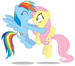 Size: 3600x3132 | Tagged: safe, artist:chubble-munch, fluttershy, rainbow dash, g4, simple background, transparent background, vector