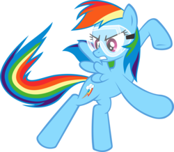 Size: 6714x5868 | Tagged: safe, artist:itchykitchy, rainbow dash, pony, g4, absurd resolution, female, goggles, simple background, solo, transparent background, vector