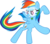 Size: 6714x5868 | Tagged: safe, artist:itchykitchy, rainbow dash, pony, g4, absurd resolution, female, goggles, simple background, solo, transparent background, vector