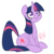 Size: 500x500 | Tagged: safe, artist:robynne, twilight sparkle, pony, unicorn, g4, female, mare, simple background, smiling, solo, transparent background