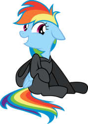 Size: 5371x7558 | Tagged: safe, artist:critchleyb, rainbow dash, g4, absurd resolution, catsuit, simple background, transparent background, vector