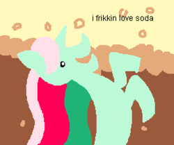 Size: 265x222 | Tagged: safe, artist:ponamona, fizzy, g1, bust, lineless, lowres, minimalist, side view