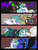 Size: 2684x3486 | Tagged: safe, artist:redapropos, discord, king sombra, nightmare moon, princess celestia, queen chrysalis, alicorn, changeling, changeling queen, draconequus, pony, umbrum, fall of the crystal empire, g4, antagonist, comic, crown, dark magic, female, jewelry, male, mare, peytral, regalia, sombra eyes, tiara