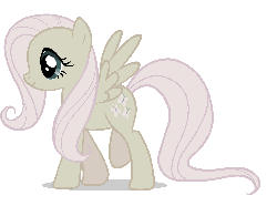 Size: 1276x948 | Tagged: artist needed, safe, fluttershy, g4, animated, female, flutterbitch, walk cycle