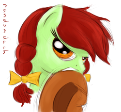 Size: 1000x923 | Tagged: safe, artist:randomdash, candy apples, g4, 30 minute art challenge, apple family member