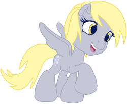 Size: 459x378 | Tagged: safe, artist:colossalstinker, derpy hooves, pegasus, pony, g3, g3.5, g4, female, g4 to g3.5, generation leap, mare, solo
