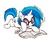 Size: 622x494 | Tagged: safe, artist:violetvampirevixen, dj pon-3, vinyl scratch, pony, g4, book, earbuds, female, ipod, mp3 player, reading, solo