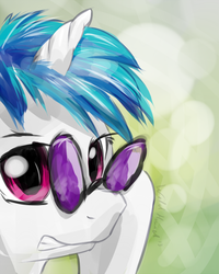 Size: 800x1000 | Tagged: safe, artist:ruby, dj pon-3, vinyl scratch, g4