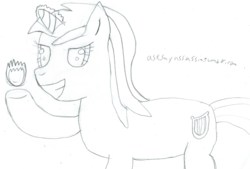 Size: 1280x867 | Tagged: safe, artist:2shyshy, lyra heartstrings, g4, 30 minute art challenge, fire