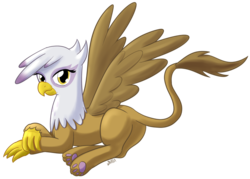 Size: 1500x1072 | Tagged: dead source, safe, artist:whatsapokemon, gilda, griffon, g4, female, paw pads, simple background, solo, transparent background