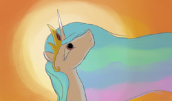 Size: 800x471 | Tagged: safe, artist:tggeko, princess celestia, pony, g4, female, solo