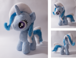 Size: 1518x1166 | Tagged: safe, artist:mmmgaleryjka, trixie, g4, filly, irl, photo, plushie