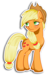 Size: 2000x3000 | Tagged: safe, artist:pastelflakes, applejack, g4, sad