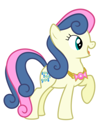 Size: 2921x3635 | Tagged: safe, artist:jaybugjimmies, bon bon, sweetie drops, earth pony, pony, g4, cutie mark, element of harmony, female, hooves, mare, open mouth, simple background, solo, transparent background, vector