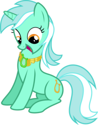 Size: 2720x3449 | Tagged: safe, artist:jaybugjimmies, lyra heartstrings, pony, unicorn, g4, element of harmony, eyes on the prize, female, open mouth, simple background, sitting, smiling, solo, transparent background, vector