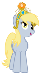 Size: 4113x7378 | Tagged: safe, artist:jaybugjimmies, derpy hooves, pegasus, pony, g4, absurd resolution, big crown thingy, element of harmony, female, mare, simple background, transparent background, vector