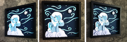 Size: 1600x539 | Tagged: safe, artist:the-paper-pony, oc, oc only, oc:snowdrop, pegasus, pony, snow, snowflake