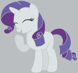 Size: 1074x1000 | Tagged: safe, artist:hankovich, rarity, pony, g4, female, happy, minimalist, solo