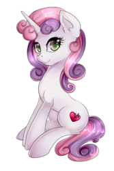 Size: 2000x3000 | Tagged: safe, artist:twigileia, sweetie belle, pony, unicorn, g4, female, mare, older, older sweetie belle, simple background, sitting, solo, transparent background