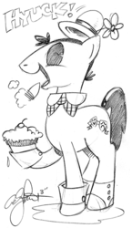 Size: 372x642 | Tagged: safe, artist:andy price, oc, oc only, oc:vaudeville, pony, solo