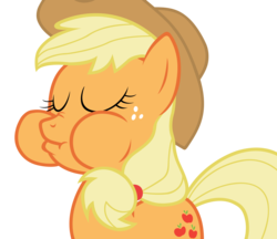 Size: 5000x4327 | Tagged: safe, artist:alorpax, applejack, g4, absurd resolution, chewing, simple background, transparent background, vector