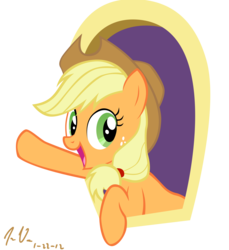 Size: 1848x2016 | Tagged: safe, artist:epic-panda17, applejack, g4, simple background, transparent background, vector