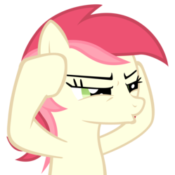 Size: 4000x4010 | Tagged: safe, artist:santafer, roseluck, earth pony, pony, g4, absurd resolution, female, show accurate, simple background, solo, transparent background, vector