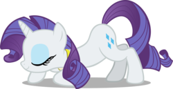 Size: 7068x3648 | Tagged: safe, artist:pokerface3699, rarity, pony, g4, bowing, element of generosity, female, necklace, simple background, solo, transparent background, vector