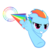 Size: 4500x4500 | Tagged: safe, artist:nowego, rainbow dash, pegasus, pony, g4, my little pony: friendship is magic, sonic rainboom (episode), absurd resolution, female, mare, simple background, solo, sonic rainboom, transparent background, vector