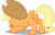 Size: 3140x2025 | Tagged: safe, artist:pokerface3699, applejack, g4, simple background, transparent background, vector