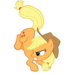 Size: 10000x10000 | Tagged: safe, artist:theaceofspadez, applejack, g4, look before you sleep, absurd resolution, bucking, simple background, transparent background, vector