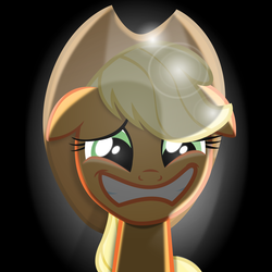 Size: 10000x10000 | Tagged: safe, artist:discorded, applejack, g4, absurd resolution, black background, lens flare, simple background, vector