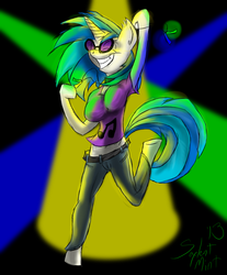 Size: 2070x2500 | Tagged: safe, dj pon-3, vinyl scratch, anthro, g4