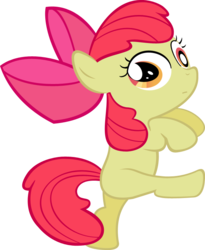 Size: 616x750 | Tagged: safe, artist:scotch208, apple bloom, g4, simple background, transparent background, vector