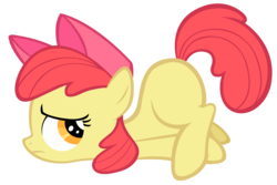 Size: 4372x2920 | Tagged: safe, artist:dentist73548, apple bloom, earth pony, pony, g4, apple bloom's bow, bow, female, filly, foal, hair bow, simple background, solo, transparent background, vector