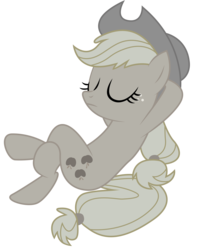 Size: 3940x5000 | Tagged: safe, artist:kooner-cz, applejack, earth pony, pony, g4, the return of harmony, discorded, female, liarjack, mare, simple background, transparent background, vector