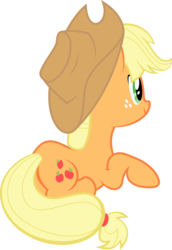 Size: 3000x4361 | Tagged: safe, applejack, g4, simple background, transparent background, vector