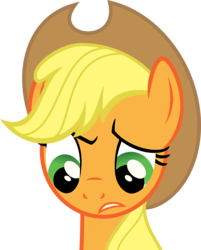 Size: 4052x5045 | Tagged: safe, artist:mehoep, applejack, pony, g4, absurd resolution, bust, female, mare, portrait, simple background, solo, transparent background, vector