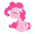 Size: 4082x4000 | Tagged: dead source, safe, artist:stardustxiii, pinkie pie, earth pony, pony, baby cakes, g4, my little pony: friendship is magic, crying, female, floppy ears, male, messy mane, ocular gushers, pinkie cry, sad, simple background, sitting, solo, transparent background, vector