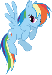 Size: 2138x3089 | Tagged: dead source, safe, artist:waranto, rainbow dash, pegasus, pony, g4, female, flying, mare, simple background, solo, transparent background, vector