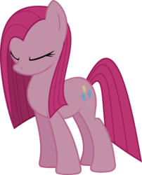 Size: 8000x9910 | Tagged: safe, artist:patec, pinkie pie, earth pony, pony, g4, absurd resolution, female, pinkamena diane pie, simple background, solo, transparent background, vector