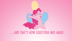 Size: 1920x1080 | Tagged: safe, artist:apertureninja, pinkie pie, g4, cutie mark, vector, wallpaper