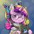 Size: 750x750 | Tagged: safe, artist:saturnspace, princess cadance, shining armor, ask high school cadance, g4, book, glasses, the silmarillion