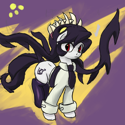 Size: 720x720 | Tagged: safe, filia, ponified, samson, skullgirls