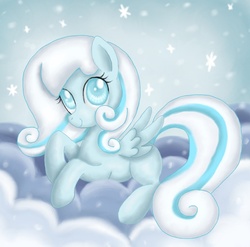 Size: 742x732 | Tagged: safe, artist:mel-rosey, oc, oc only, oc:snowdrop, pony, solo