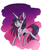 Size: 1400x1600 | Tagged: safe, artist:silbersternenlicht, twilight sparkle, pony, g4, female, magic, solo