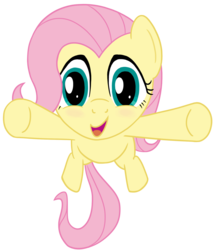 Size: 1520x1780 | Tagged: safe, artist:transparentpony, fluttershy, g4, error, hug, incoming hug, wings