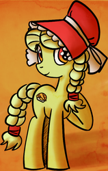 Size: 483x764 | Tagged: safe, artist:nasse, artist:rustydooks, granny smith, earth pony, pony, g4, female, solo, young, young granny smith, younger