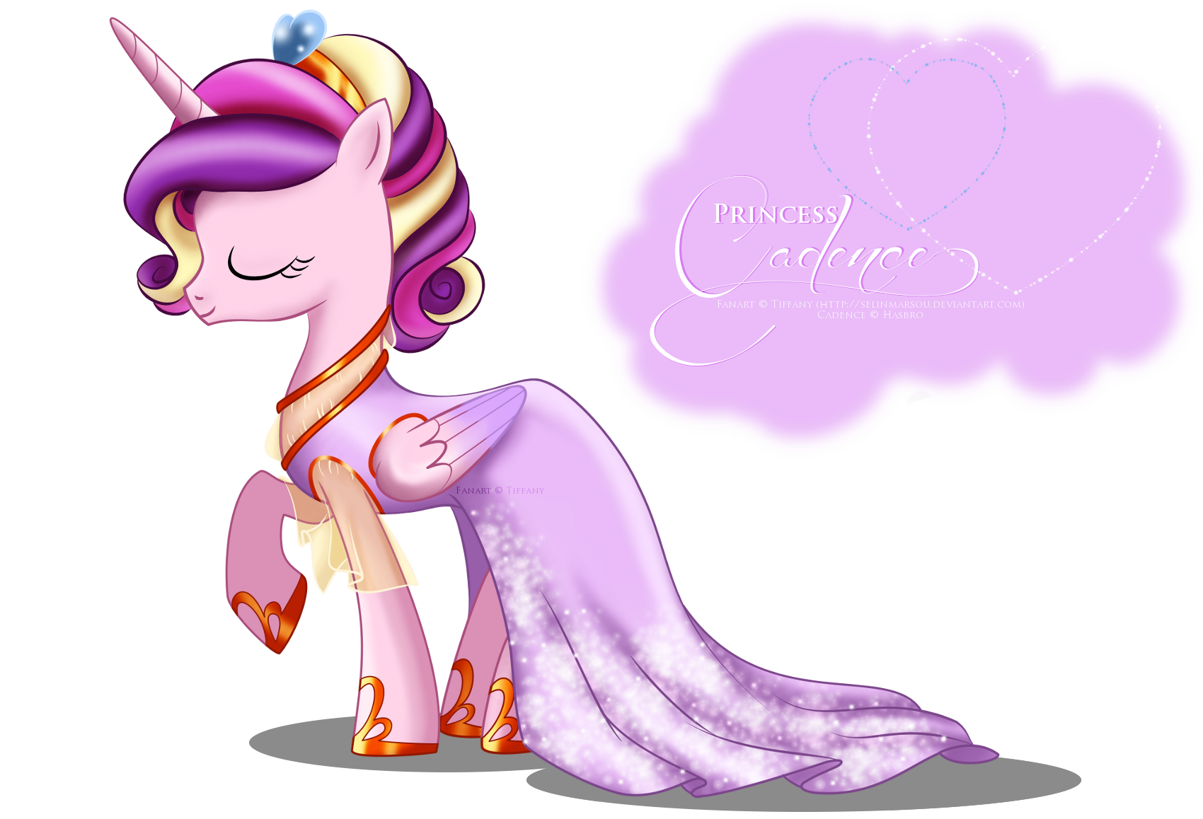 Princess Cadance in Wedding Dress by 90Sigma on DeviantArt